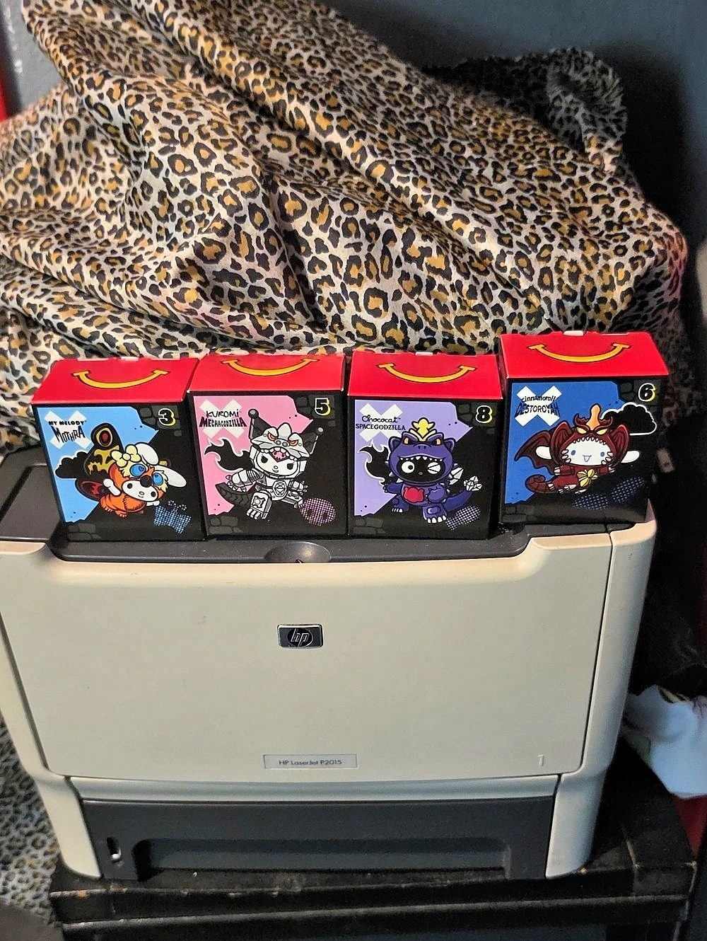 McDonald's Hello Kitty & Friends x Godzilla Happy Meal Toy Box Set Toy Box Set